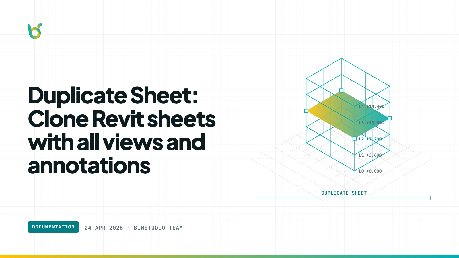 Duplicate Sheet: Clone Revit sheets with all views and annotations