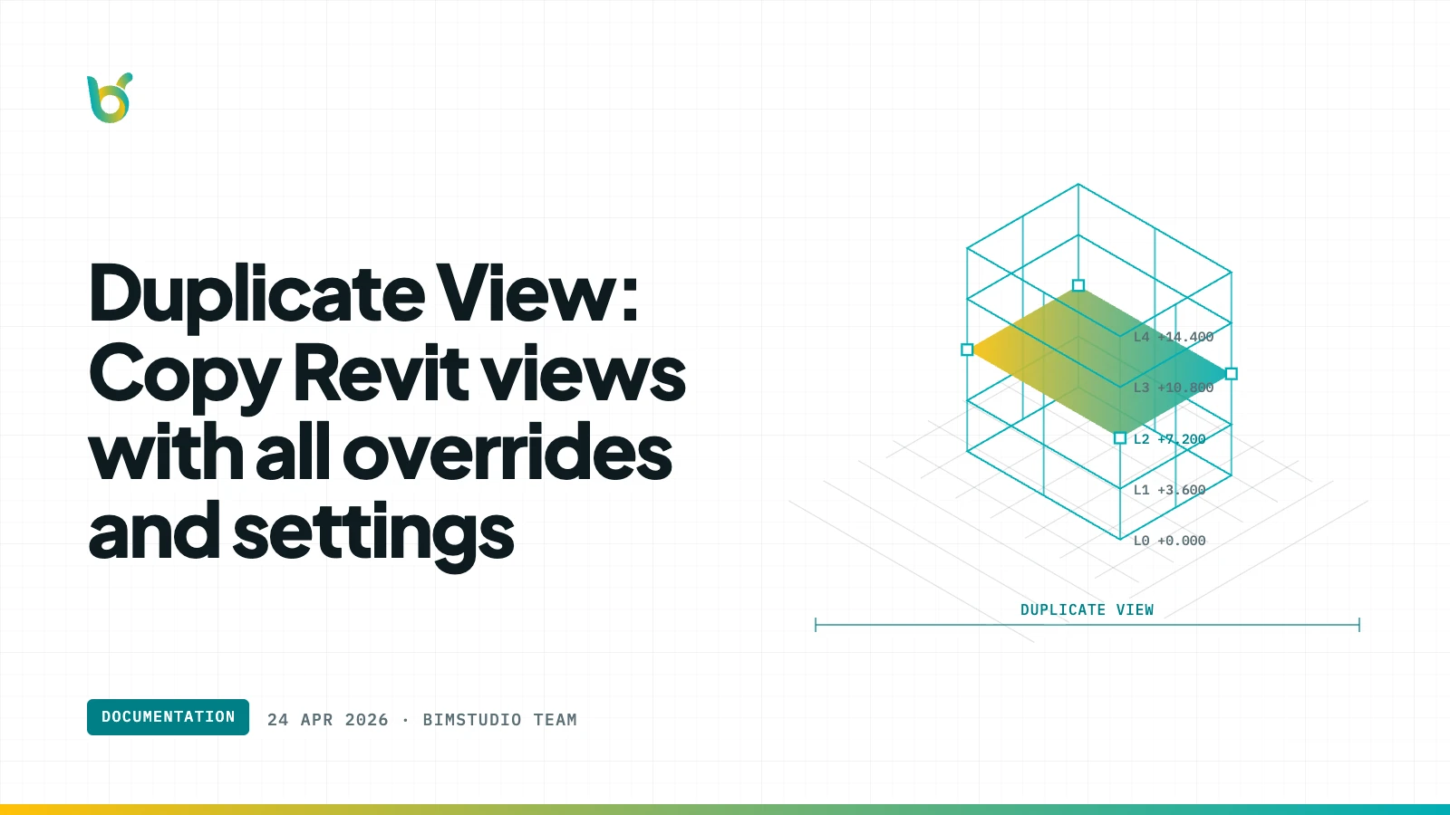 Duplicate View: Copy Revit views with all overrides and settings