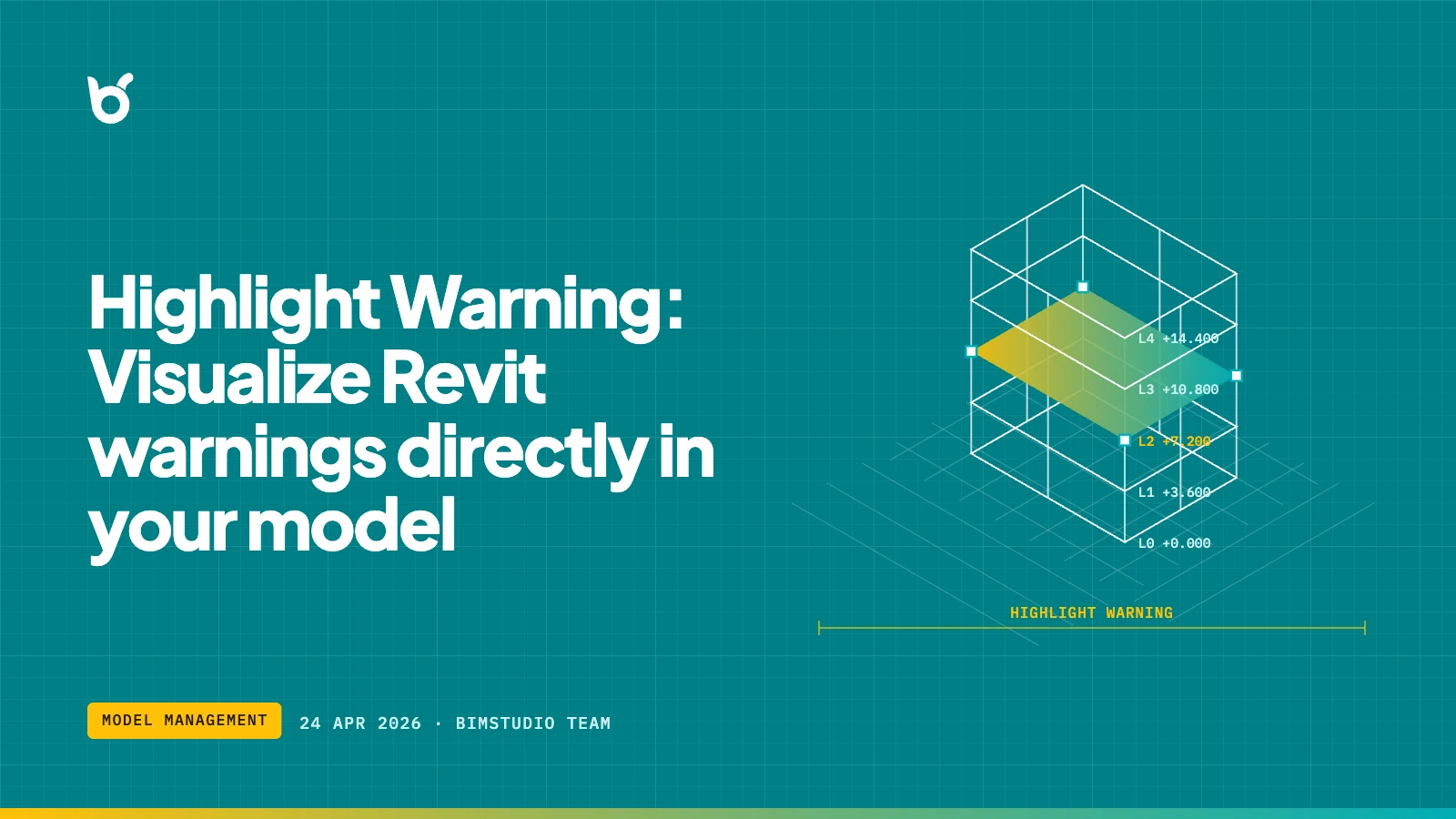 Highlight Warning: Visualize Revit warnings directly in your model