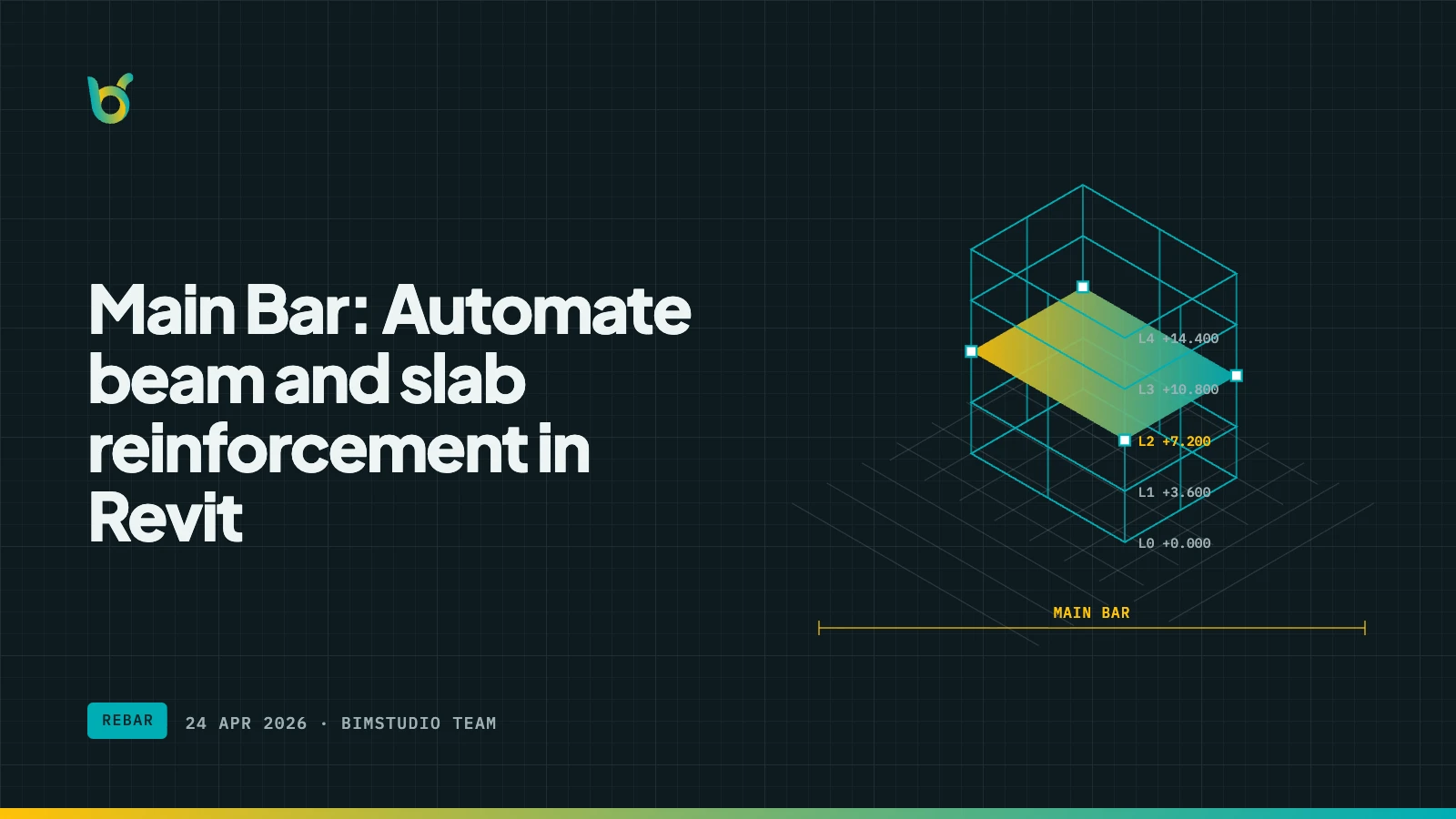Main Bar: Automate beam and slab reinforcement in Revit