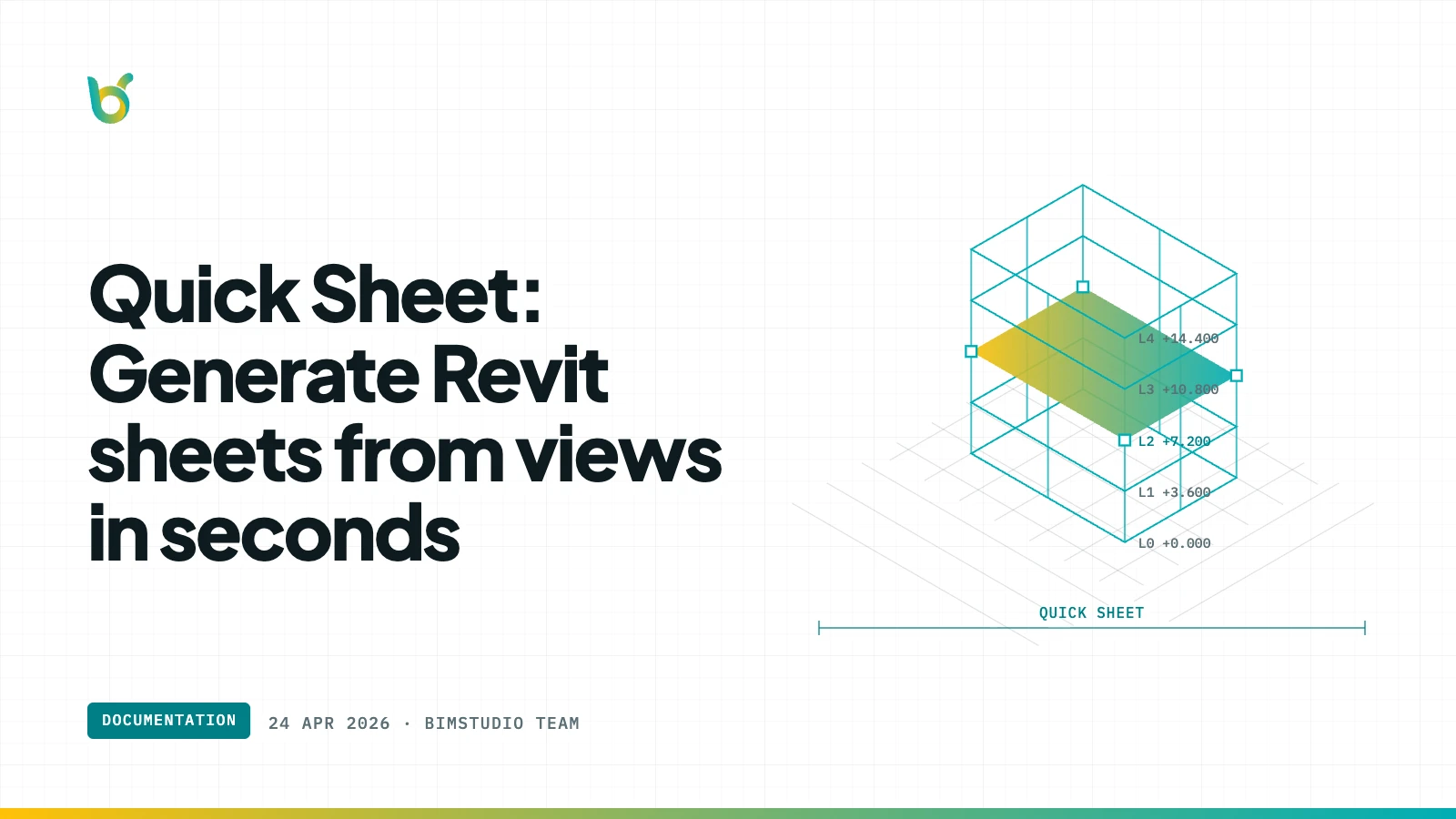 Quick Sheet: Generate Revit sheets from views in seconds