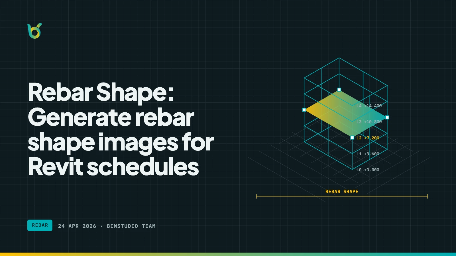 Rebar Shape: Generate rebar shape images for Revit schedules