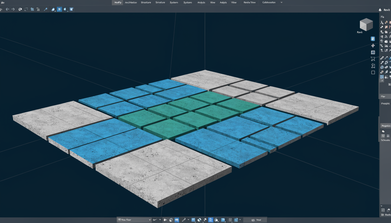 Divide Floor: Split Revit floors by room or grid boundaries