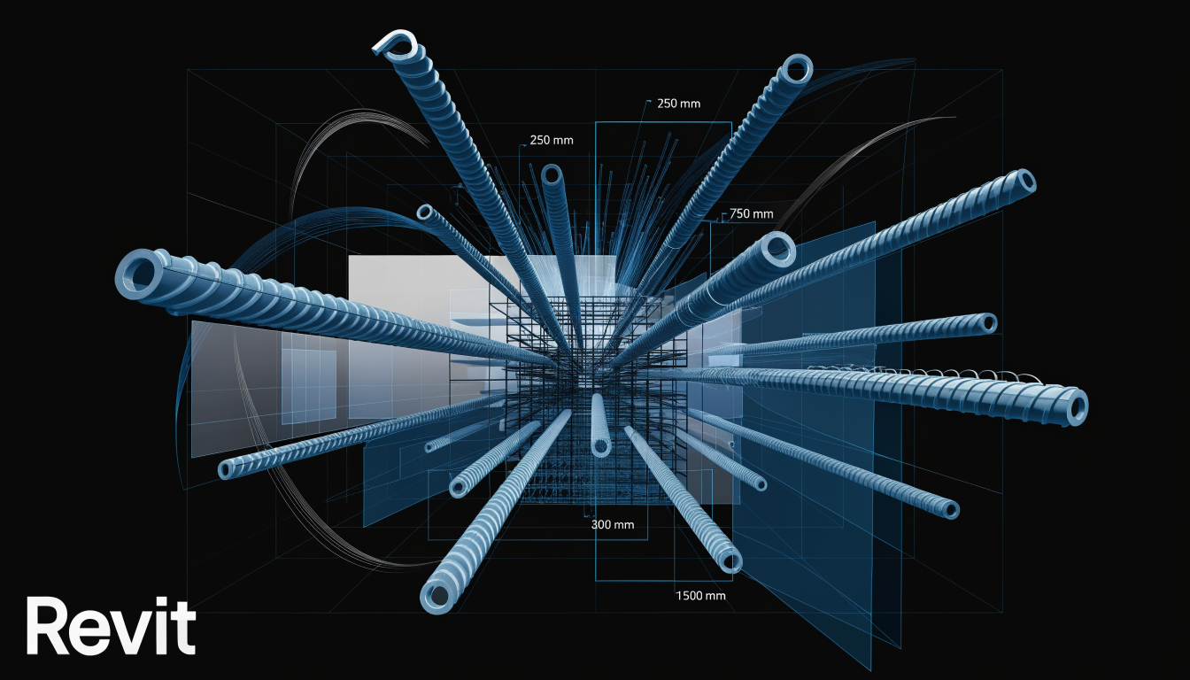 Explode Rebar: Break rebar sets into individual bars in Revit