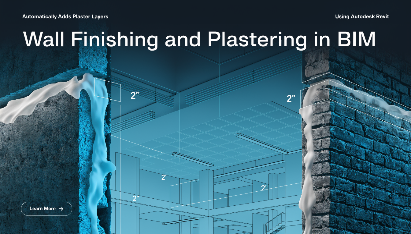 Wall Plaster: Add plaster layers to Revit walls automatically