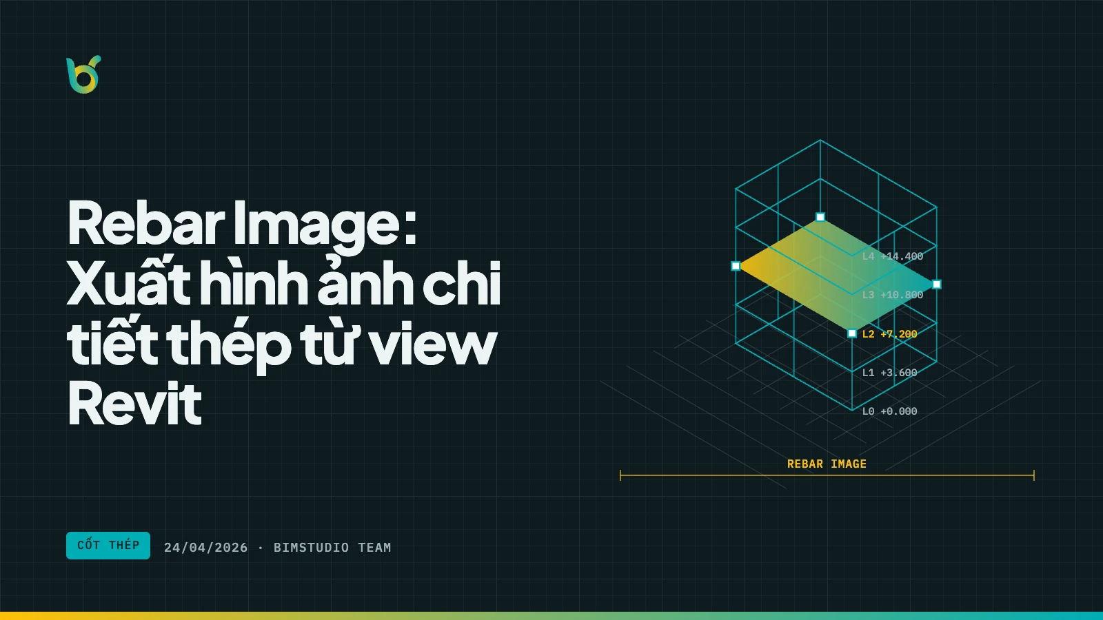 Rebar Image: Xuất hình ảnh chi tiết thép từ view Revit