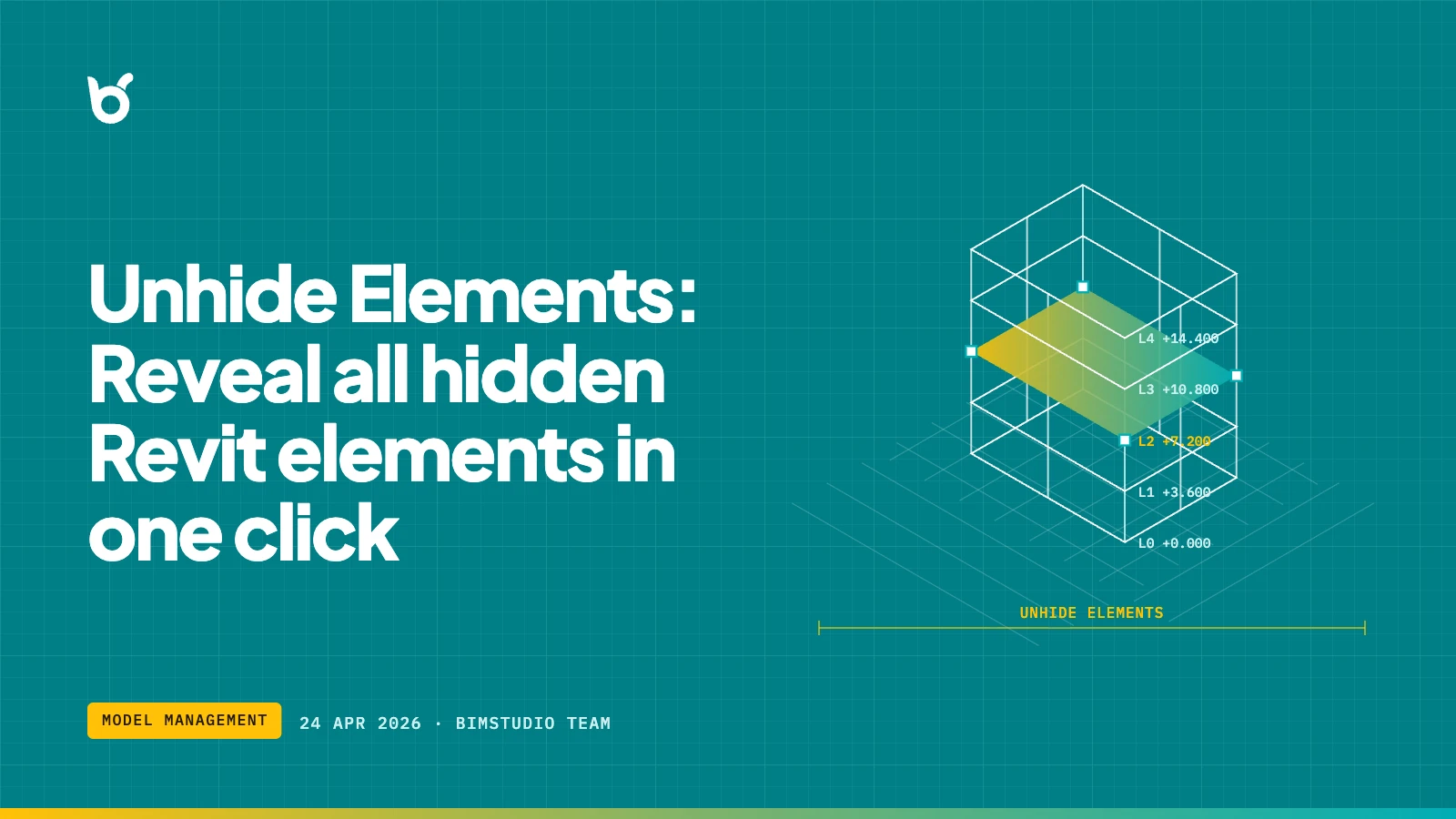 Unhide Elements: Reveal all hidden Revit elements in one click